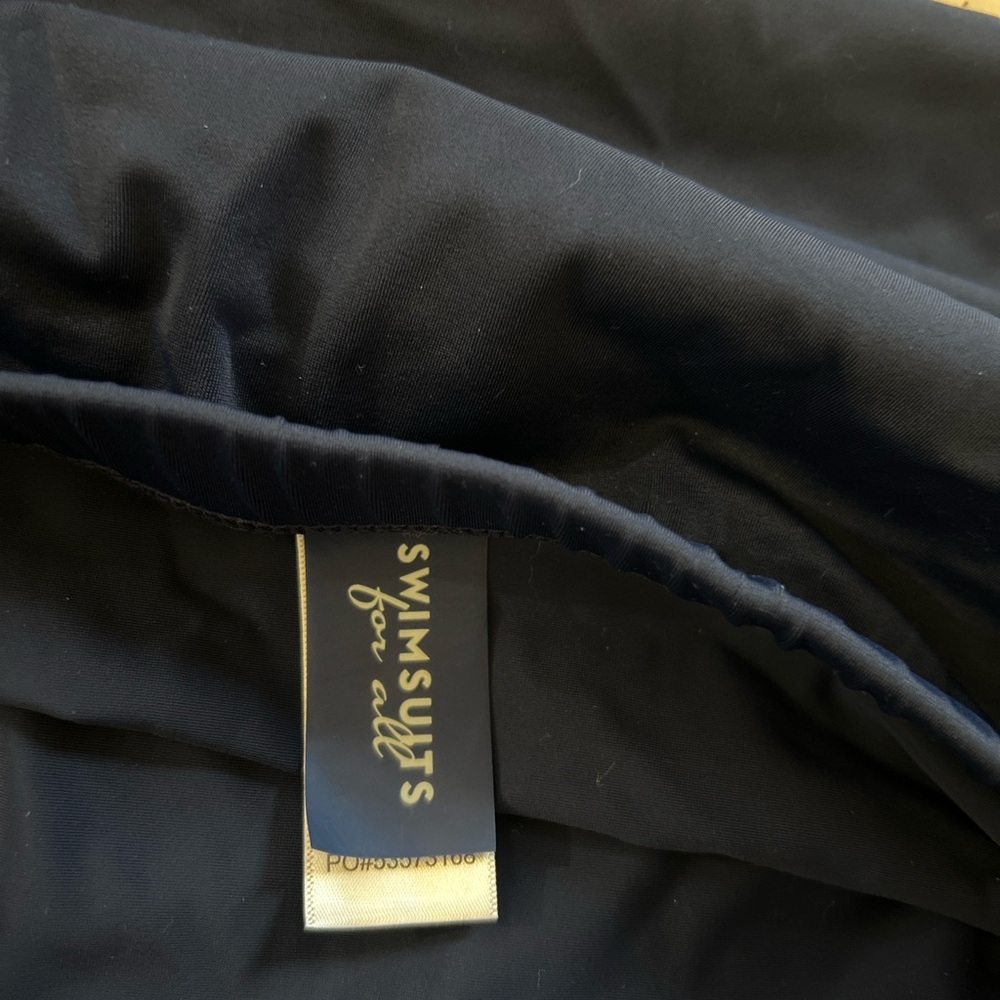 NWOT Swimsuits For All Skirt With Attached Bottoms Navy - Picture 7 of 8